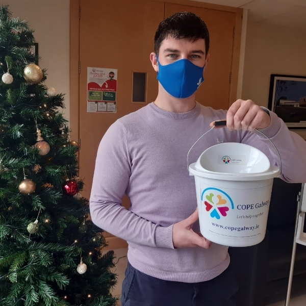 GLenman office staff raising vital funds for COPE Ireland 2020 Christmas Appeal.