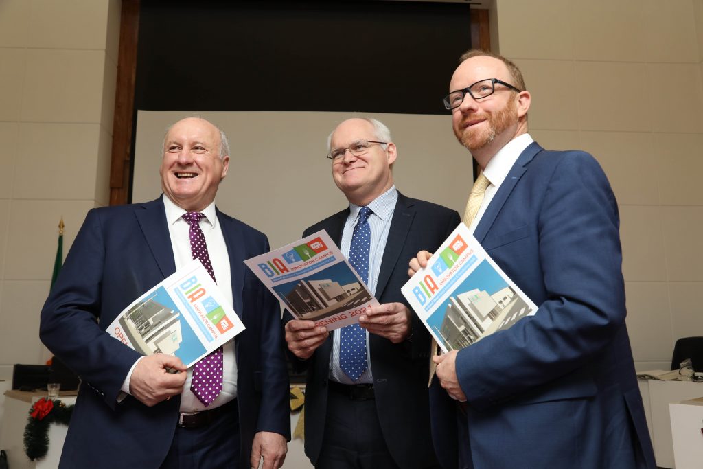 Launch and contract signing for 'Bia Innovator Campus' at Galway County Council. Photograph by Aengus McMahon