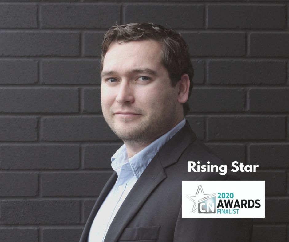 Contracts Manager John Doyle nominated in the Rising Star category in this year's Construction News Awards.