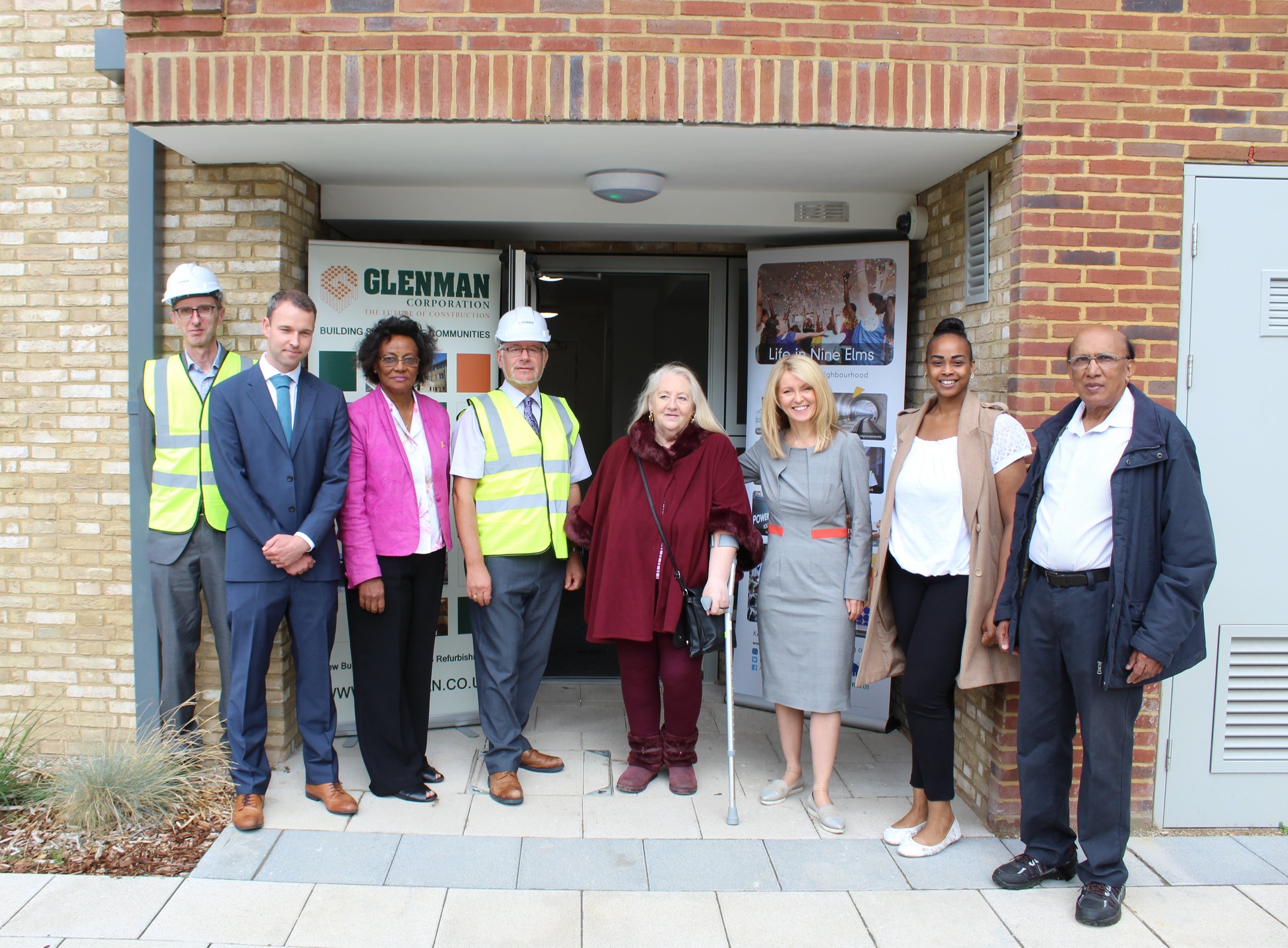 Edward Foster Court social housing for the community in Battersea. 