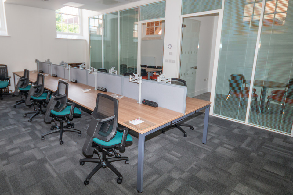 Staff at the newly renovated building in High Wycombe now have a beautiful and practical work environment to operate in.