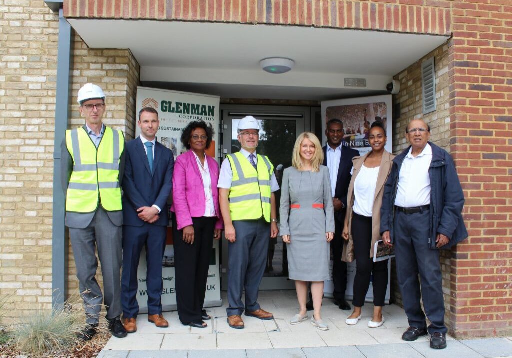 Glenman Corporation welcomes housing minister Esther McVey to Edward Foster Court